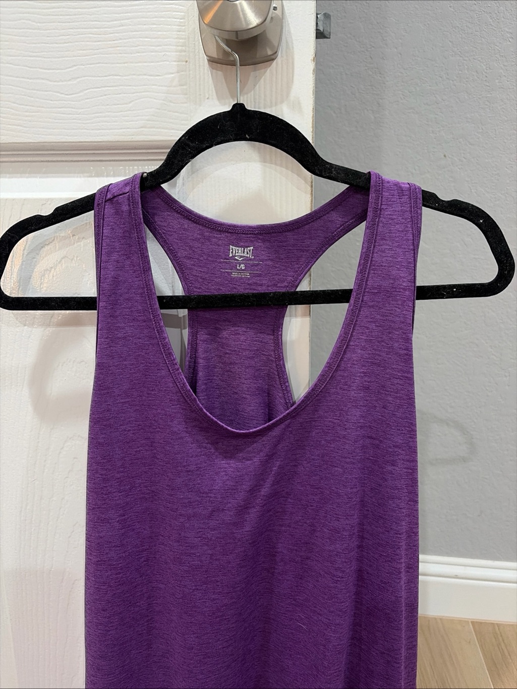 Everlast Purple Racerback Tank Top